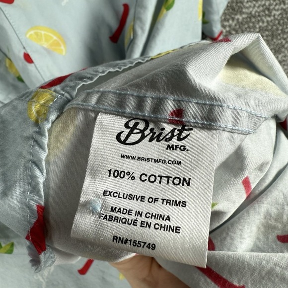 Leinenkugel's Short Sleeve Button Shirt Men Large Shirt Summer Shandy Beer Promo - Picture 7 of 7